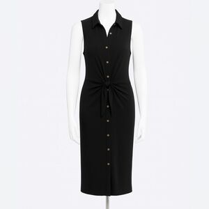 Philosophy Elegant Black Button-Down Dress XL